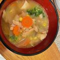 cookTsan01's cooksnap of when they made 石狩鍋風のお味噌汁.