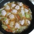 kピンク's cooksnap of when they made 白菜と豚ひき肉の肉団子スープ.