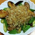 55才のおじさん's cooksnap of when they made 簡単！さっぱり☆なすとオクラのポン酢炒め.