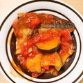 あだつ's cooksnap of when they made 塩さばのズッキーニトマト煮込み.