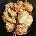 クックC8J89U☆'s cooksnap of when they made 里芋と豚肉の味噌炒め.