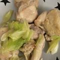 ひぃちゃんひー's cooksnap of when they made 鶏ももとネギトロ～リ炒め.