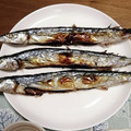 いわよしみ's cooksnap of when they made ハサミで超簡単！秋刀魚の下処理.