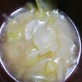 ゆきりん0201's cooksnap of when they made 母の味♪キャベツの味噌汁.