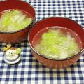 みかかめ's cooksnap of when they made とても簡単☆白菜の春雨スープ.