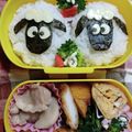 クック2NUMZF☆'s cooksnap of when they made 簡単キャラ弁☆ひつじのショーン.