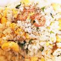 ●◎HKママ◎●'s cooksnap of when they made ほうれん草と海老の春色ポパイチャーハン.