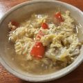 低カロ探検隊's cooksnap of when they made 玉子ふわふわ❢焼肉屋さん風の玉子スープ.