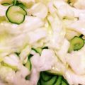 こずっぺ's cooksnap of when they made キャベツとキュウリのしょうが入り浅漬け.