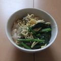 きらり流れ星's cooksnap of when they made サッポロ一番 鶏だんごほうれん草なべ.
