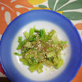 くネコまろす's cooksnap of when they made 節約上手!かぶの葉のごま和え.