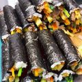 naory70's cooksnap of when they made 中毒性ある麻薬キンパ(韓国海苔巻き).