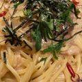 ♡pink's cooksnap of when they made なめこクリームパスタ.