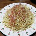 めげさん's cooksnap of when they made ごま油で和風ネギ節パスタ.