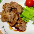 クックSPI51S☆'s cooksnap of when they made ひき肉でサイコロステーキ☆すてき.
