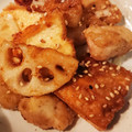 むーみっと's cooksnap of when they made 甘辛うま！鶏肉、厚揚、れんこんのマヨ炒め.