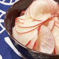 chokoミント's cooksnap of when they made サラダ大根の甘酢漬け.