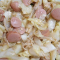 パピヨンさん's cooksnap of when they made キャベツとエノキとウインナーの炒めもの.
