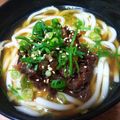 クックMDRU5U☆'s cooksnap of when they made めっちゃ美味しい甘辛肉うどん.