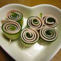 うっちゃん❤'s cooksnap of when they made お弁当に☆胡瓜&ソーセージのクルクル✿.