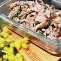 からあげパーティー's cooksnap of when they made お弁当に♪塩麹で豚こまの紫蘇だんご.