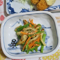 mmameco's cooksnap of when they made ピーマンにんじんちくわごま炒め.