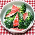 tokotann's cooksnap of when they made ブロッコリーとカニカマのわさびマヨ.