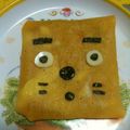 ううちママ's cooksnap of when they made キャラ弁☆ぼてぼて…ぼてじん（＠д＠）/.