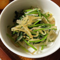 パンコパンダ's cooksnap of when they made 絶品☆ほうれん草ともやしと海苔のおひたし.