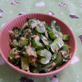 赤い電話's cooksnap of when they made 葉も丸ごと！セロリとツナのマヨぽんサラダ.