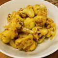 ダンカバー母's cooksnap of when they made お弁当に。カリフラワーのカレー粉揚げ.