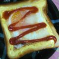 ‐綾子‐'s cooksnap of when they made 手抜きエッグトースト.