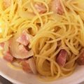 武士道56's cooksnap of when they made ワンパンで作る　ベーコンのペペロンチーノ.