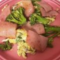 チェリチョコ's cooksnap of when they made ブロッコリーと卵のマヨ炒め.