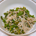 jam。's cooksnap of when they made 甘長と釜あげしらすのゴマ油炒め.