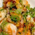 カネチャン's cooksnap of when they made エビとベーコンのガーリックバター炒め♪.