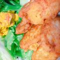 tekkokko☆'s cooksnap of when they made 話題入り感謝☆カニカマ豆腐ナゲット.