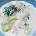 yocchi2109's cooksnap of when they made チンゲン菜とベーコンのクリーム煮.