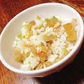 ちゃちゃまる26's cooksnap of when they made レンコンとザーサイのおにぎりラー油風味.