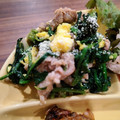 シュガーレス仔's cooksnap of when they made オムごまのほうれん草と豚こま炒め.