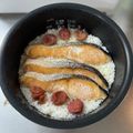 おもちデス's cooksnap of when they made 鮭うめ〜ご飯♪.