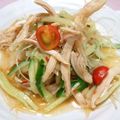 シルフィー's cooksnap of when they made 鶏ときゅうりのサラダ☆チリソース風味.