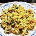 ばしりこ's cooksnap of when they made ほうれん草のガーリック炒飯.