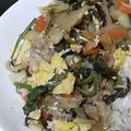遅咲きの桜's cooksnap of when they made 簡単！豚こまとほうれん草の甘酢炒め.