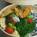 M130018's cooksnap of when they made ささみとキノコとズッキーニのオイマヨ炒め.