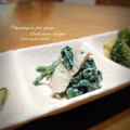 inyako's cooksnap of when they made さつま揚げとほうれん草マヨマスタード和え.