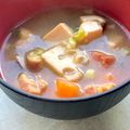 Moggieneko's cooksnap of when they made ベーコンを使って…豚汁？けんちん汁？.