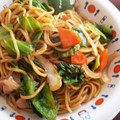 あかめレンジャー's cooksnap of when they made ウスターソースで簡単やきそば.