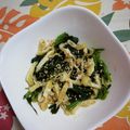 くネコまろす's cooksnap of when they made 簡単☆ほうれん草と油揚げのおひたし☆.