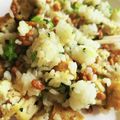 めっっちん's cooksnap of when they made 妊婦さんランチ♪小松菜と納豆のチャーハン.